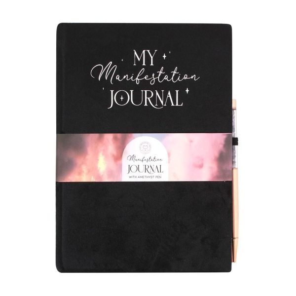 Manifestation Journal with Amethyst Crystal Pen